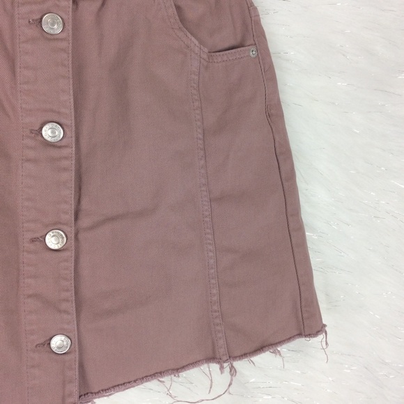 Topshop | button down mini skirt - Picture 8 of 10